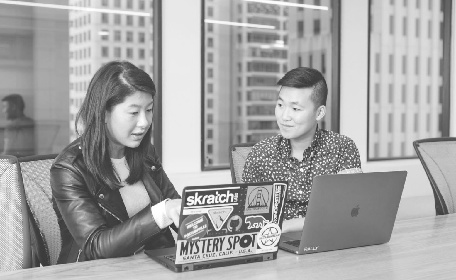 Cross-platform development workspace showing multiple device testing setups